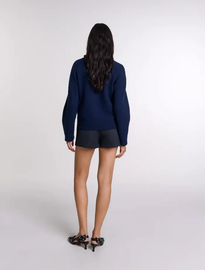 Sweaters and Cardigans Women Maje WoolBlend Jumper Navy
