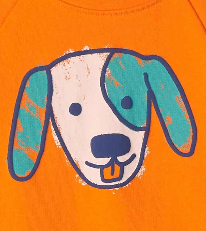 Sweaters Baby and Toddler Hatley Baby and Toddler Boys Big Dog Pullover Sweatshirt