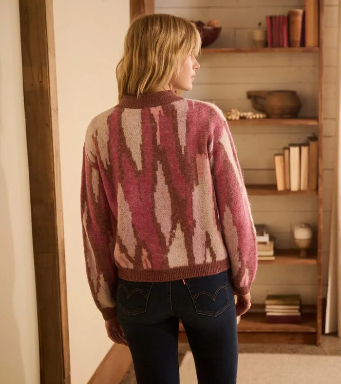 Sweaters Women Hatley Carmi Pullover 8211 Russet Ikat