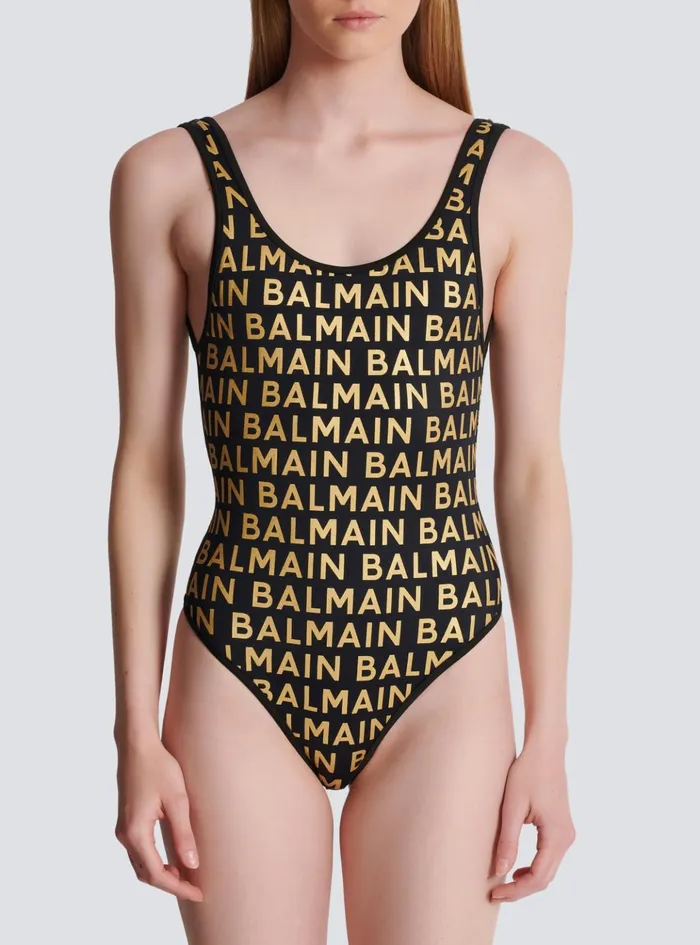 Swimsuit Black Women Balmain Swimwear