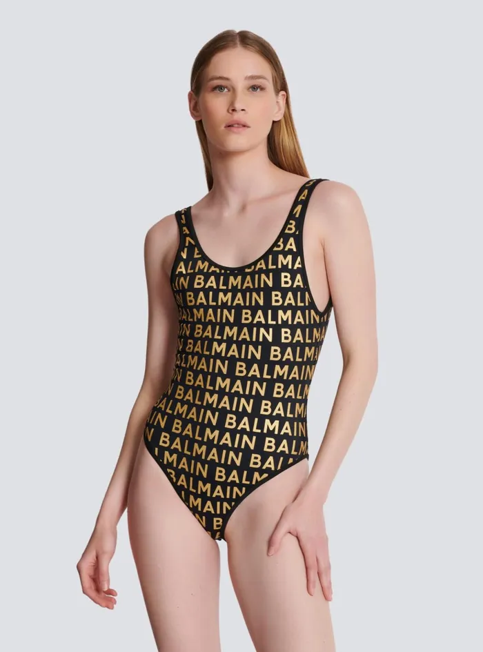 Swimsuit Black Women Balmain Swimwear