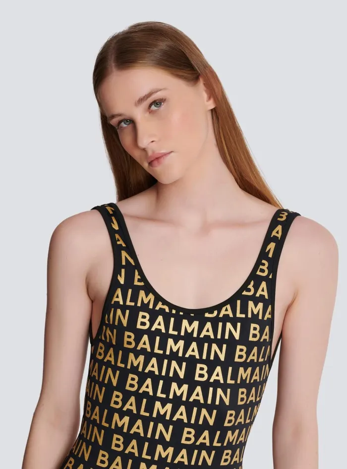 Swimsuit Black Women Balmain Swimwear