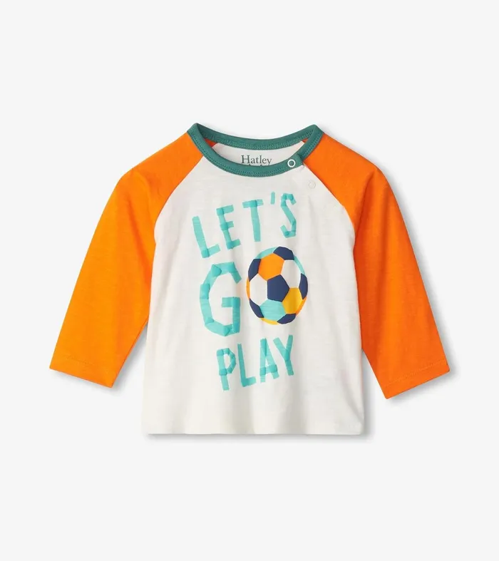 Tops Baby and Toddler Hatley Baby and Toddler Boys Let039s Go Play Long Sleeve TShirt
