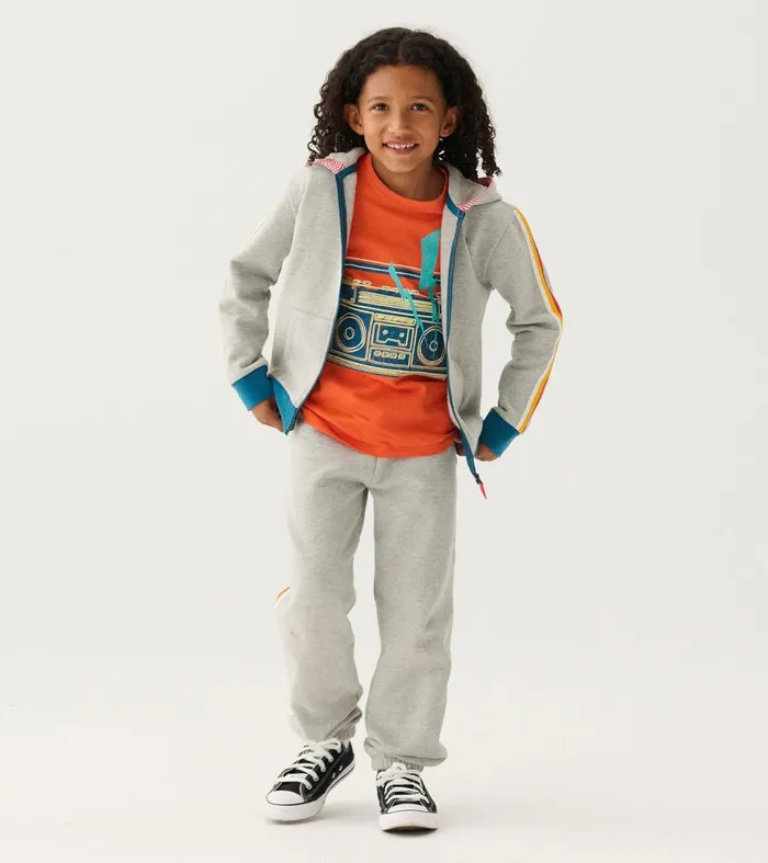 Tops Boys Hatley Boys Boombox Glow In The Dark Graphic Tee