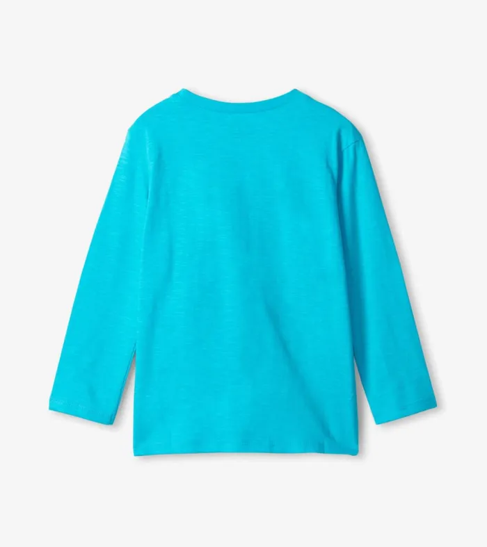 Tops Boys Hatley Boys Rocketship Long Sleeve TShirt