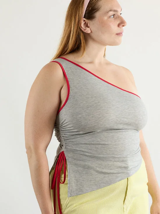 Tops Emily Tank Heather Red Lisa Says Gah Women Tops Emily Tank Heather Red Lisa Says Gah Women