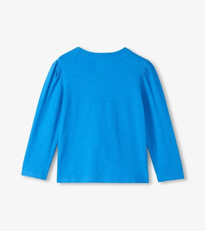 Tops Girls Hatley Girls Super Star Guitar Long Sleeve Graphic Tee