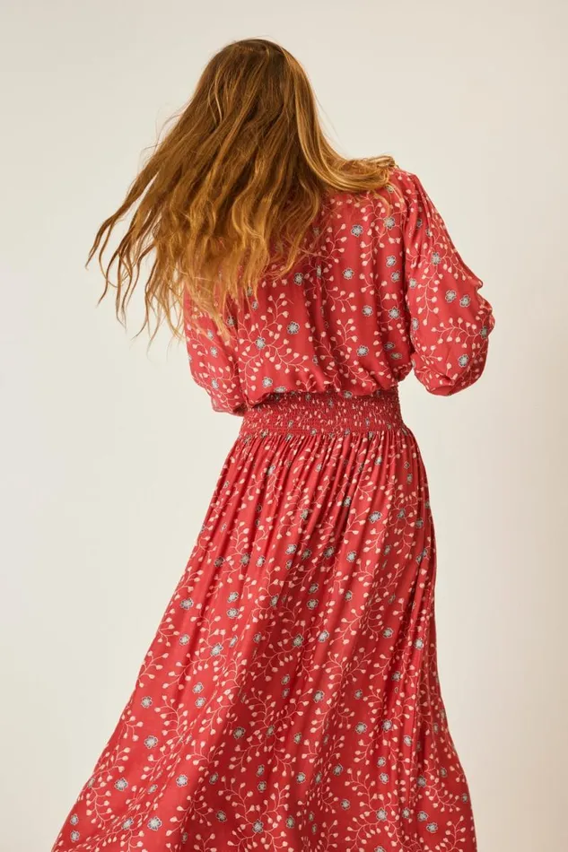 Tops Shop Natalie Martin AMELIA TOP Pinwheel Barn Red