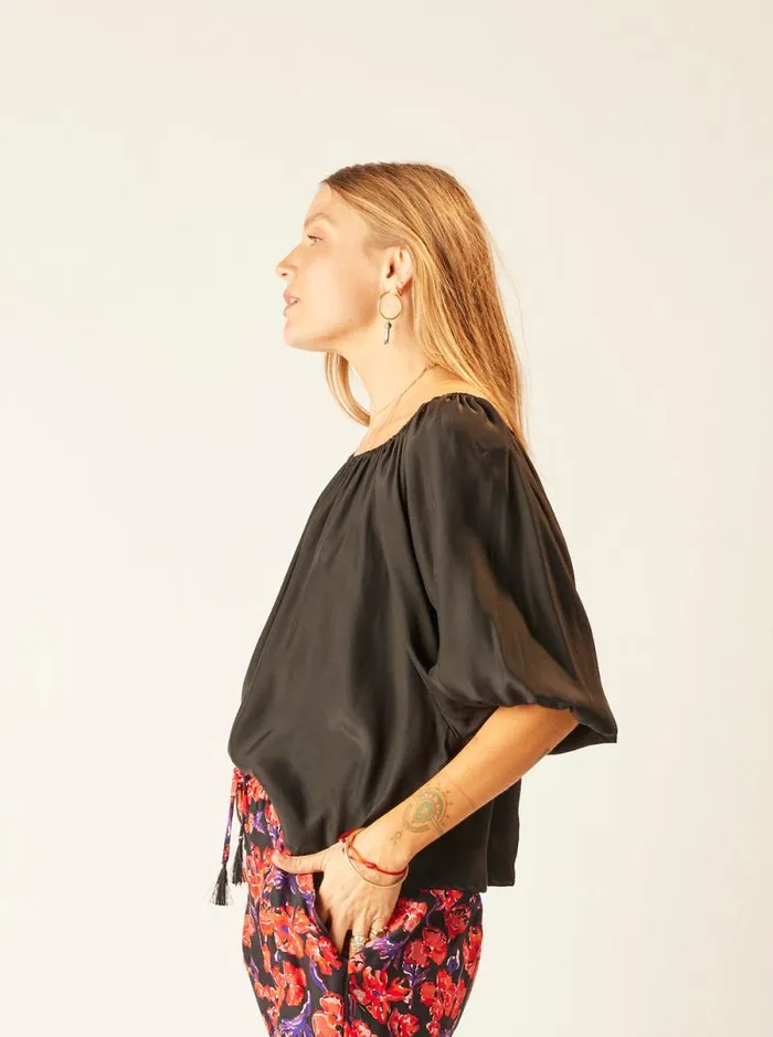 Tops Shop Natalie Martin ELLA TOP Block Zigzag Lime