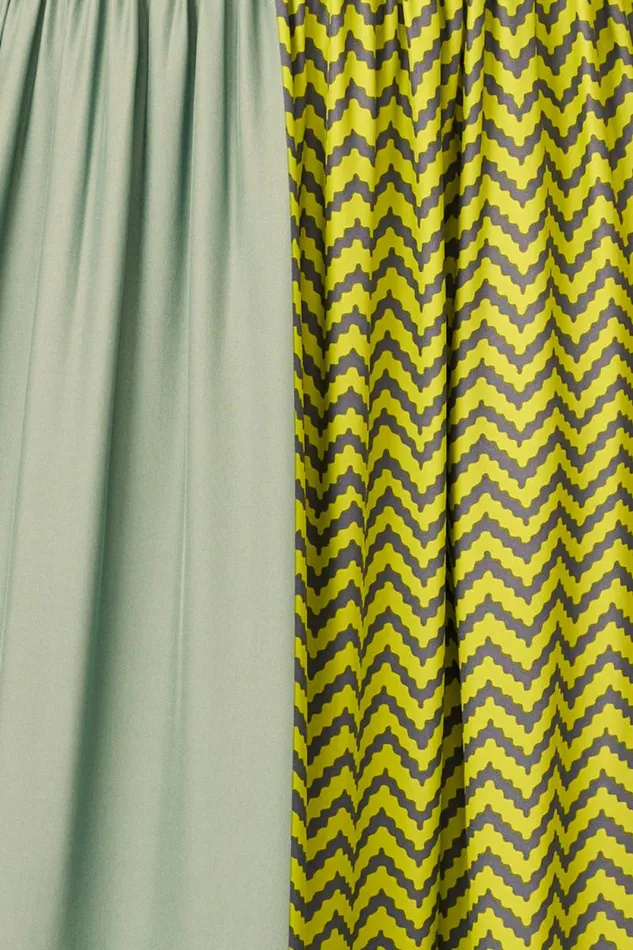 Tops Shop Natalie Martin ELLA TOP Block Zigzag Lime