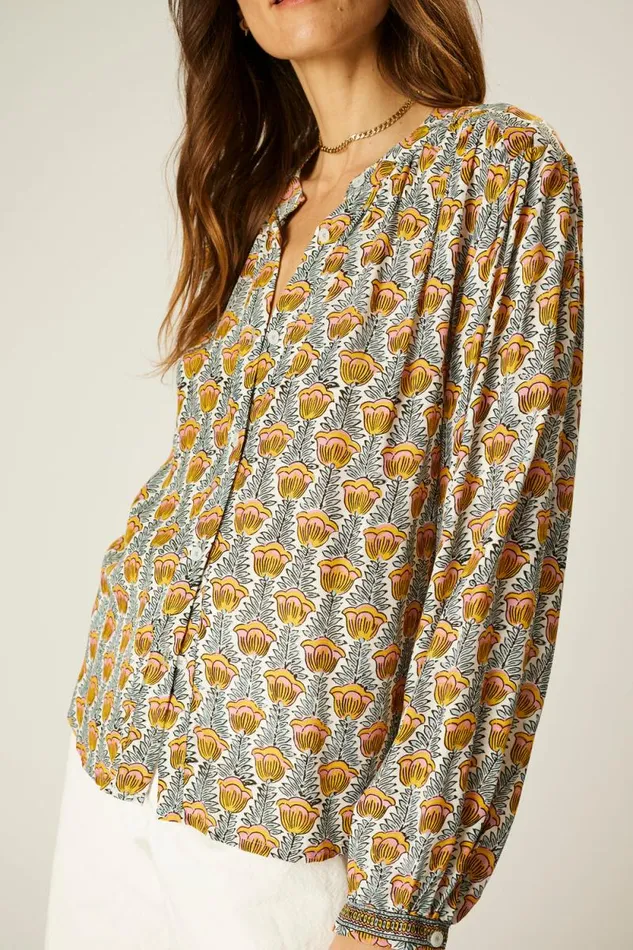 Tops Shop Natalie Martin TOLAN SHIRT Tulip French Blue