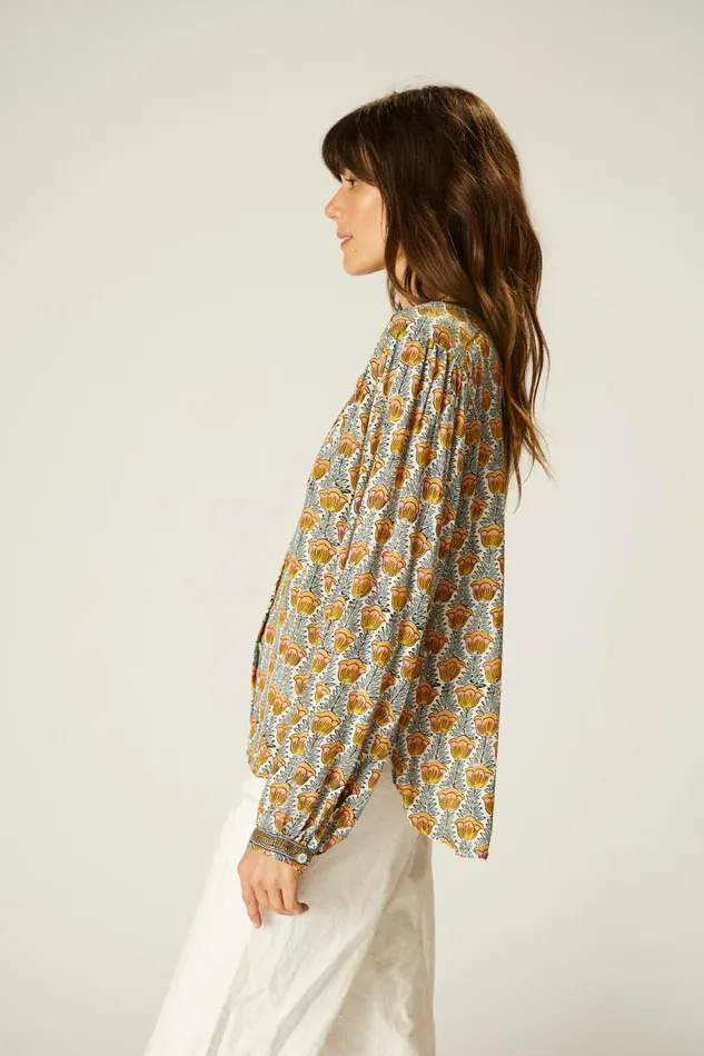 Tops Shop Natalie Martin TOLAN SHIRT Tulip French Blue