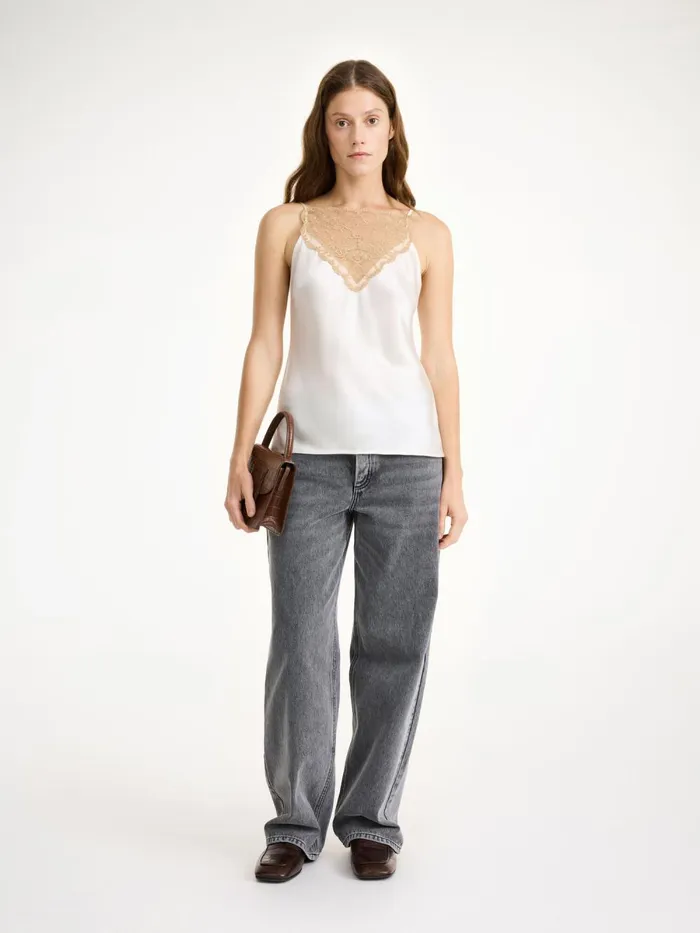 Tops Women By Malene Birger Leeba Top Soft White