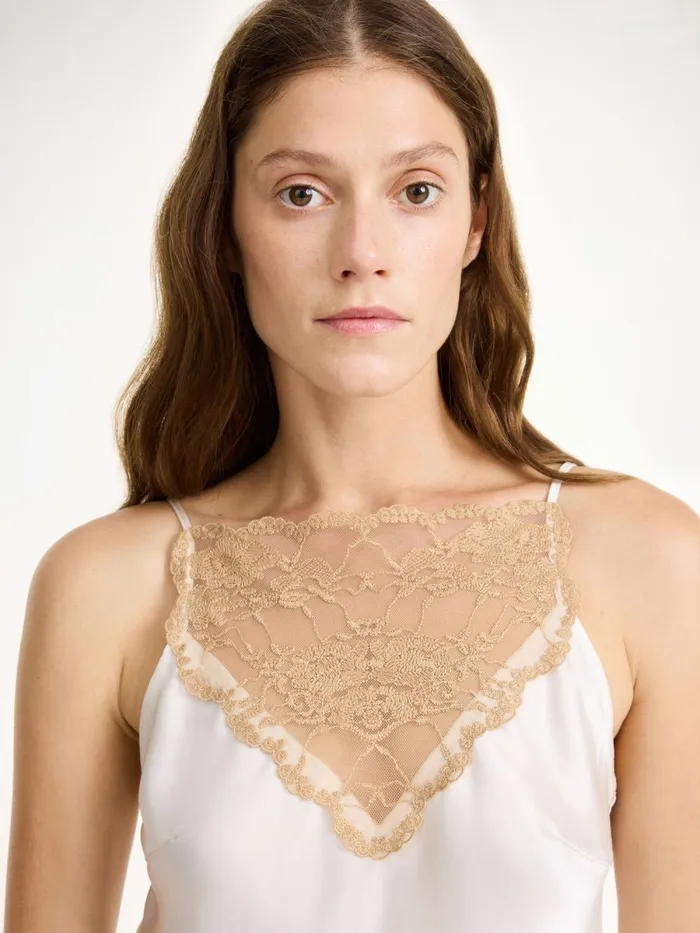 Tops Women By Malene Birger Leeba Top Soft White Tops Women By Malene Birger Leeba Top Soft White