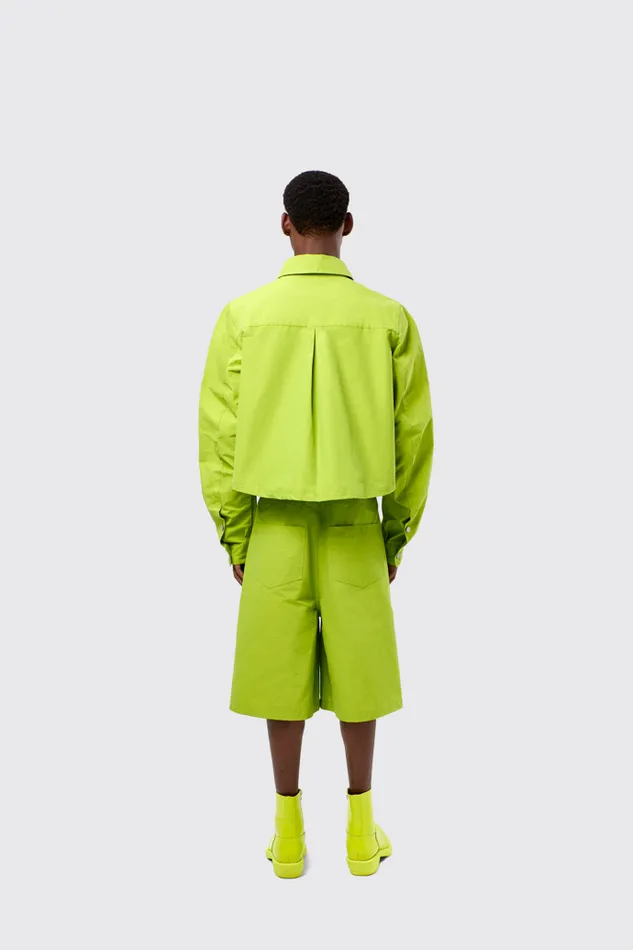 Tops Women Camper Tech Shirt Green CottonNylon Shirt Tops Women Camper Tech Shirt Green CottonNylon Shirt