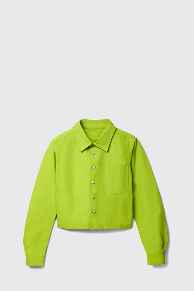 Tops Women Camper Tech Shirt Green CottonNylon Shirt Tops Women Camper Tech Shirt Green CottonNylon Shirt