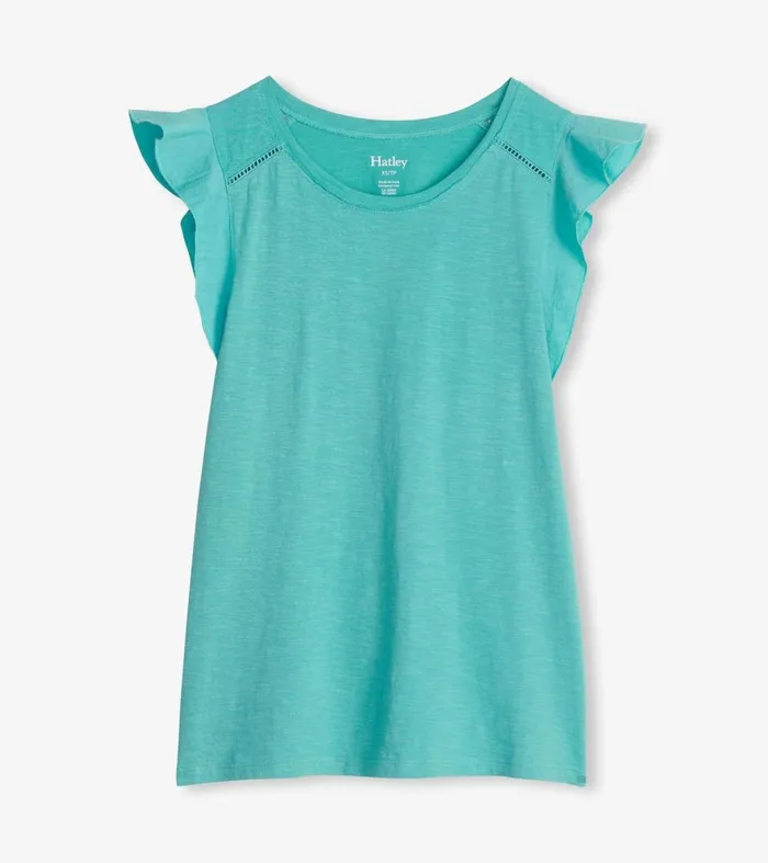 Tops Women Hatley Flutter Tank 8211 Baltic