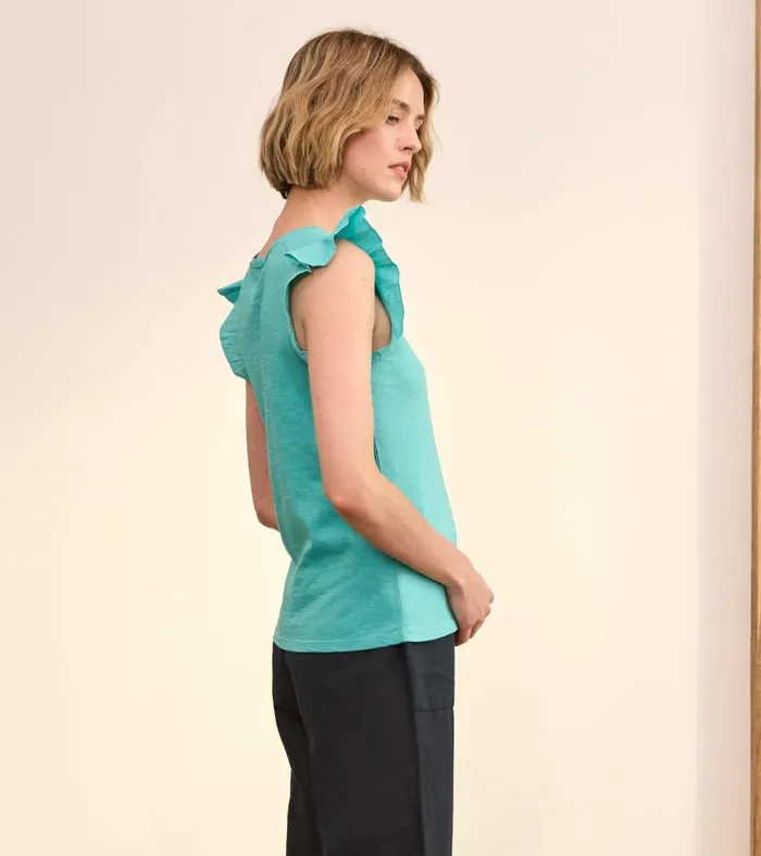 Tops Women Hatley Flutter Tank 8211 Baltic