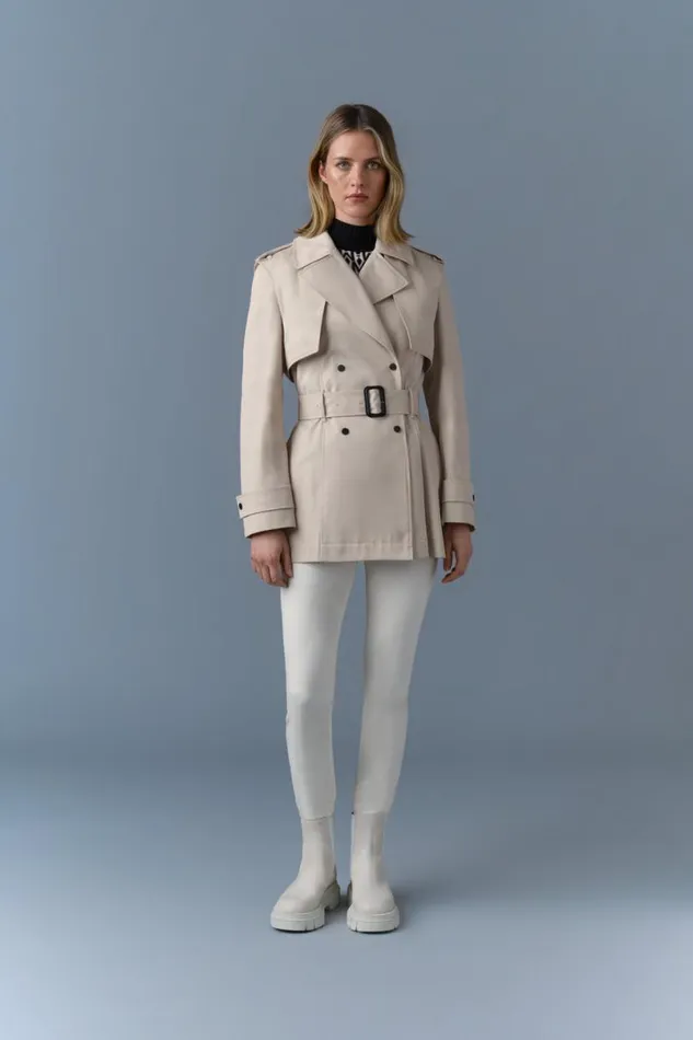 Trenches and Raincoats Women Mackage ADVA MidLength Buckled Belt Trench Trench Trenches and Raincoats Women Mackage ADVA MidLength Buckled Belt Trench Trench