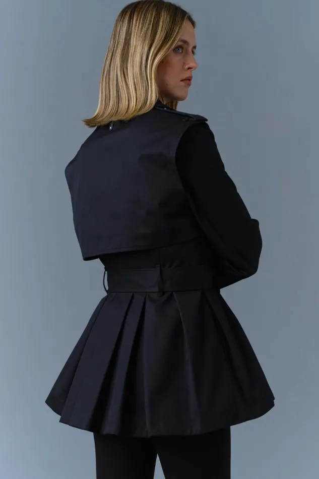 Trenches and Raincoats Women Mackage ADVA MidLength Buckled Belt Trench Trench Trenches and Raincoats Women Mackage ADVA MidLength Buckled Belt Trench Trench