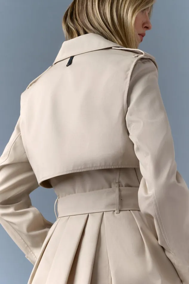 Trenches and Raincoats Women Mackage ADVA MidLength Buckled Belt Trench Trench Trenches and Raincoats Women Mackage ADVA MidLength Buckled Belt Trench Trench