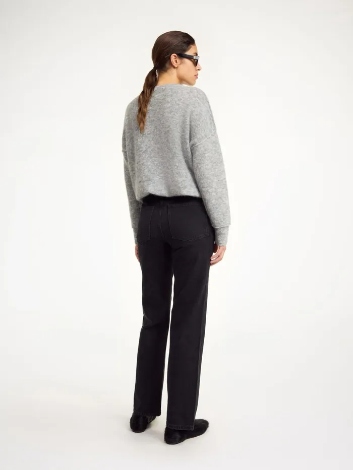 Trousers Women By Malene Birger Miliumlo Organic Cotton Jeans Black Trousers Women By Malene Birger Miliumlo Organic Cotton Jeans Black