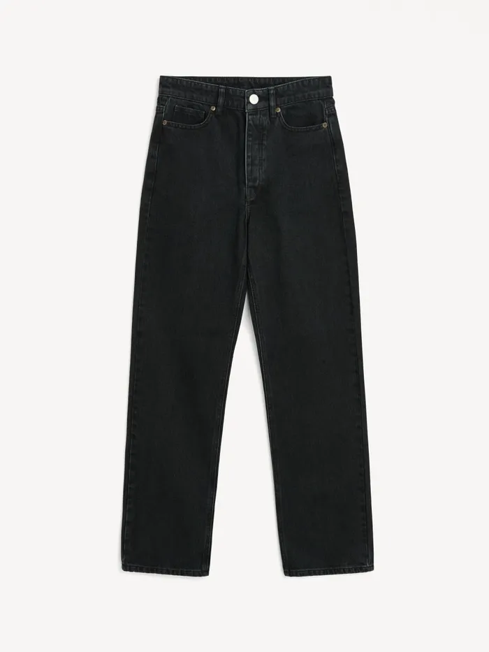 Trousers Women By Malene Birger Miliumlo Organic Cotton Jeans Black Trousers Women By Malene Birger Miliumlo Organic Cotton Jeans Black