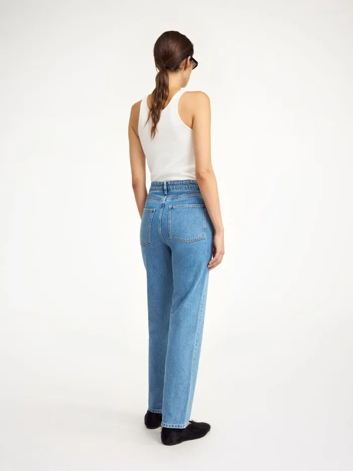 Trousers Women By Malene Birger Miliumlo Organic Cotton Jeans Denim Blue Trousers Women By Malene Birger Miliumlo Organic Cotton Jeans Denim Blue