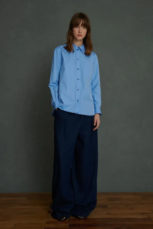 Trousers Women Soeur ANGELIQUE JEANS Navy