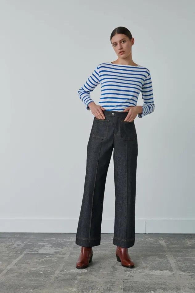 Trousers Women Soeur HARRY JEANS Raw Denim