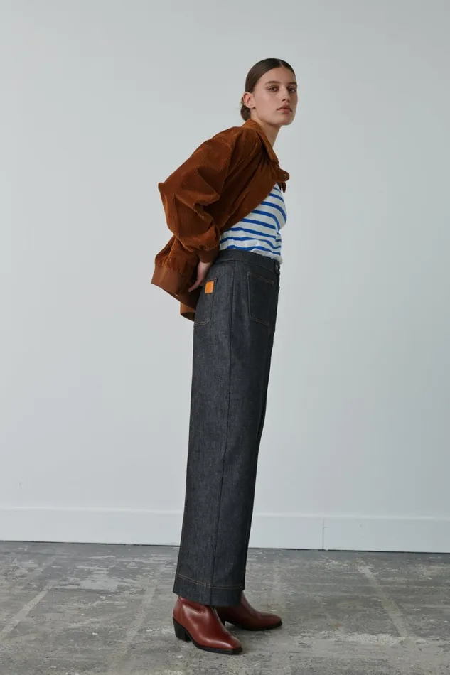 Trousers Women Soeur HARRY JEANS Raw Denim