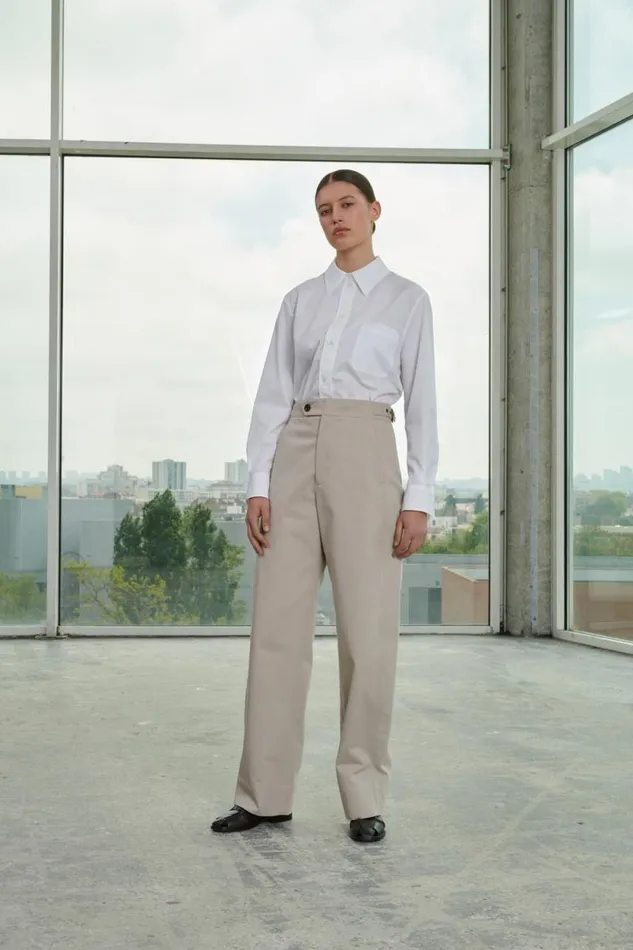 Trousers Women Soeur PRESTON TROUSERS Chalk