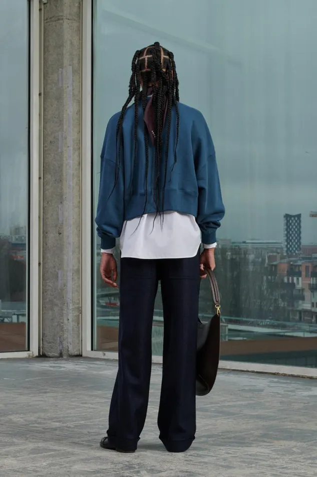 Trousers Women Soeur VINCENNES TROUSERS Navy
