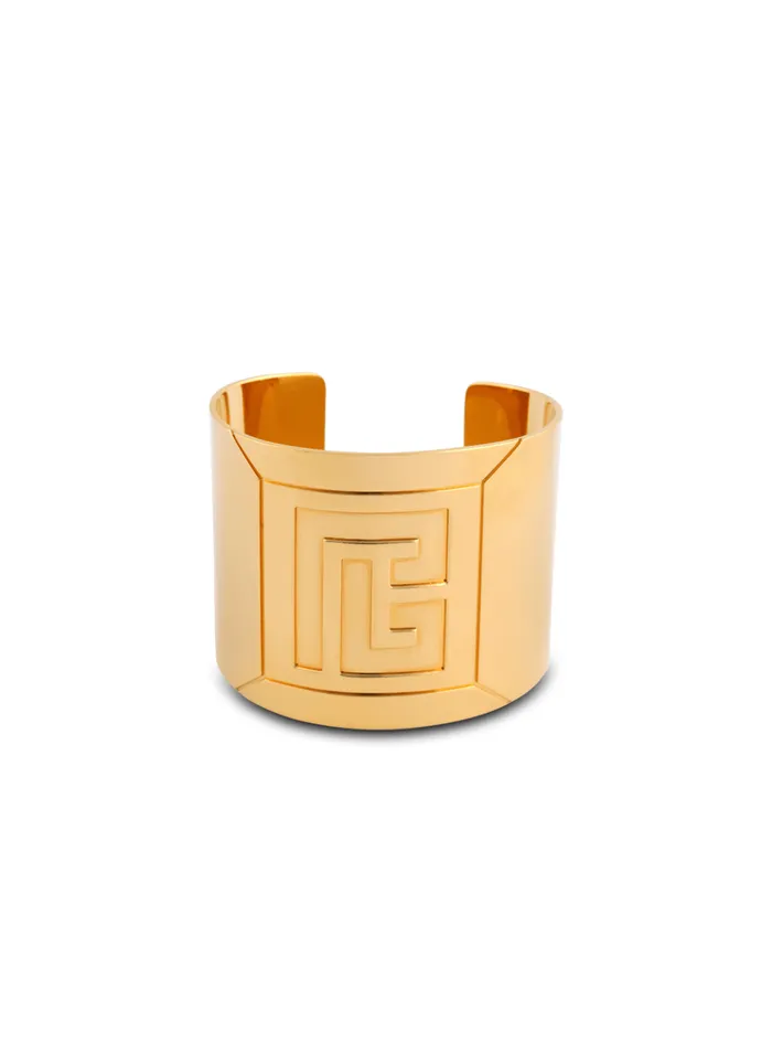 Tubular PB Bracelet Gold Men Balmain Fashion Jewelry
