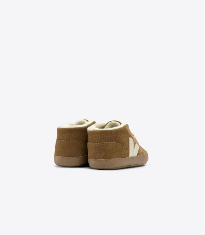 VEJA Baby Kids BABY FURED SUEDE CAMEL PIERRE