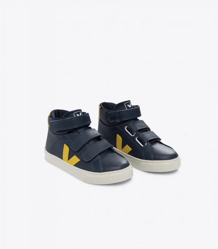VEJA Esplar Mid Kids ESPLAR MID LEATHER NAUTICO TONIC