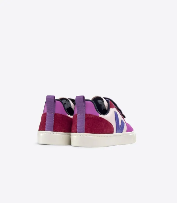 VEJA V10 Kids V10 LEATHER MULTICO PETALE