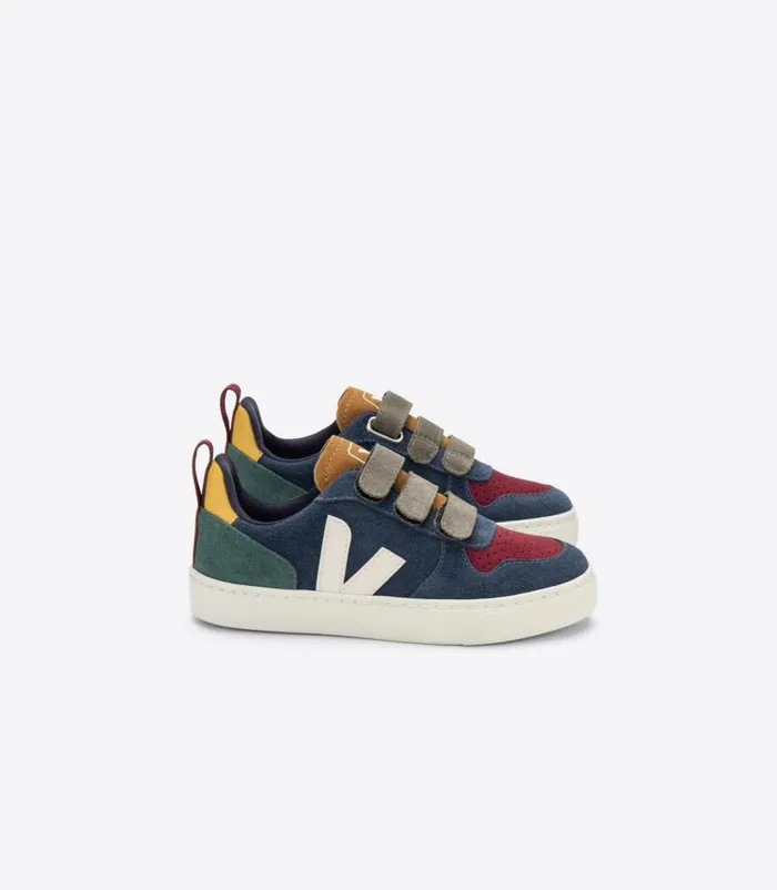 VEJA V10 Kids V10 SUEDE MULTICO NAUTICO