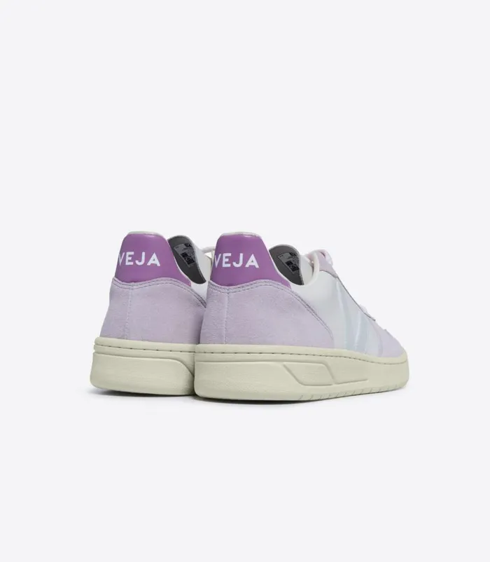 VEJA V10 Women V10 LEATHER GRAVEL MENTHOL PARME