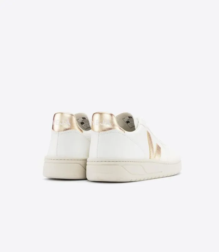 VEJA V10 Women V10 LEATHER WHITE PLATINE
