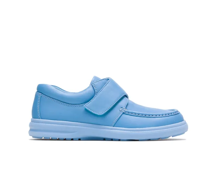 Walking Shoes Gil Surf Blue Leather Hush Puppies Men