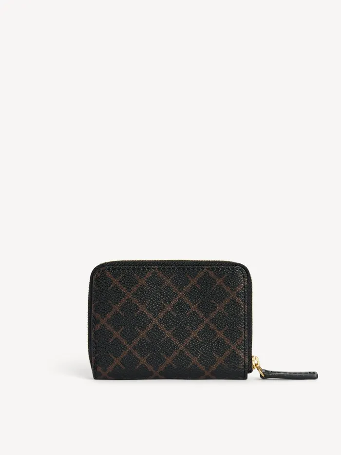 Wallets and Cardholders Women By Malene Birger Elia Printed Coin Purse Dark Chokolate Wallets and Cardholders Women By Malene Birger Elia Printed Coin Purse Dark Chokolate