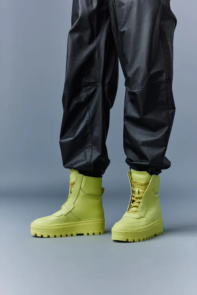 Winter Boots Men Mackage EKONM Leather Midcalf Laceup Boots Black
