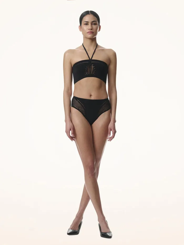 Wolford Bikinis Zone Beach Bra Bandeau Black 8211 Women