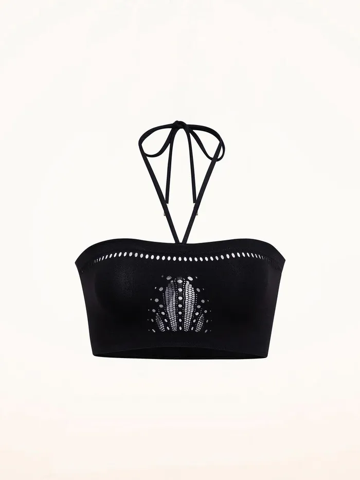 Wolford Bikinis Zone Beach Bra Bandeau Black 8211 Women