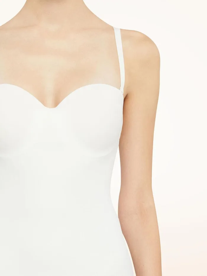 Wolford Bodies and Dresses Mat De Luxe Form String Body White 8211 Women