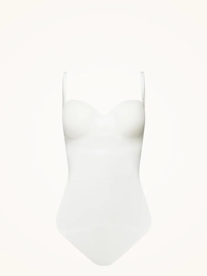 Wolford Bodies and Dresses Mat De Luxe Form String Body White 8211 Women