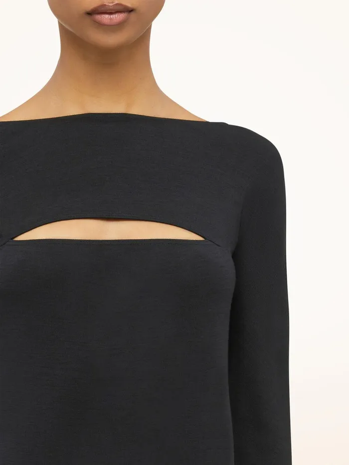 Wolford Longsleeve Bodies The Kimono Slit Body Black 8211 Women Wolford Longsleeve Bodies The Kimono Slit Body Black 8211 Women