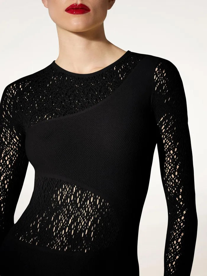 Wolford Longsleeve Bodies W Net Body Black 8211 Women