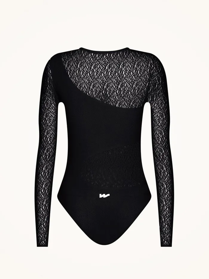 Wolford Longsleeve Bodies W Net Body Black 8211 Women